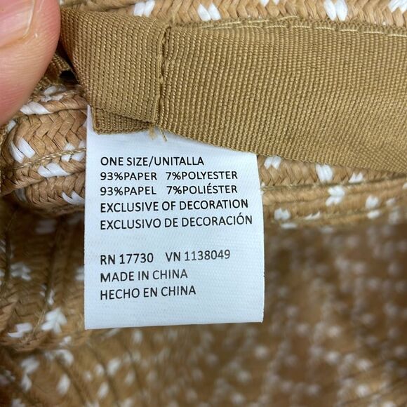 Sun Floppy Woven Straw Hat - Picture 5 of 8